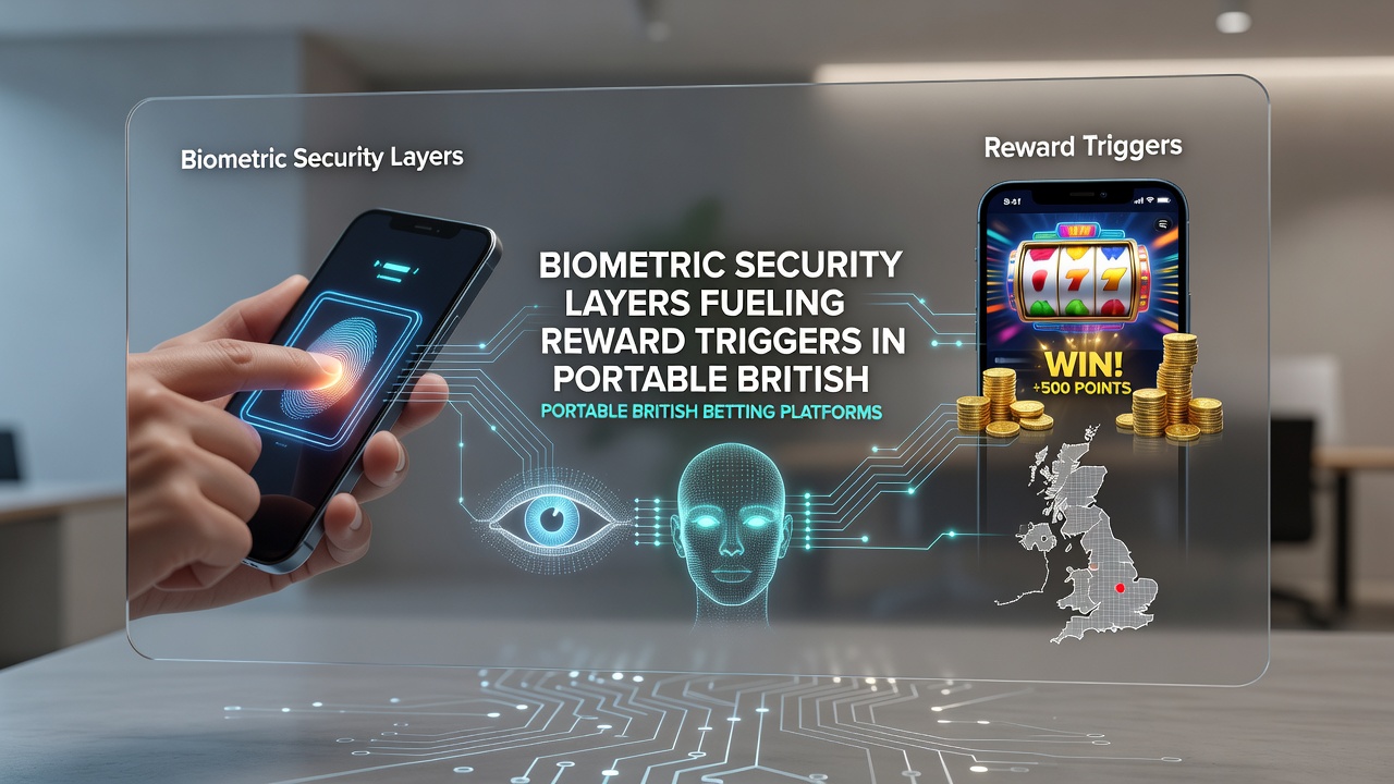 Mobile screen displaying reward notification triggered immediately after biometric authentication on a British betting app