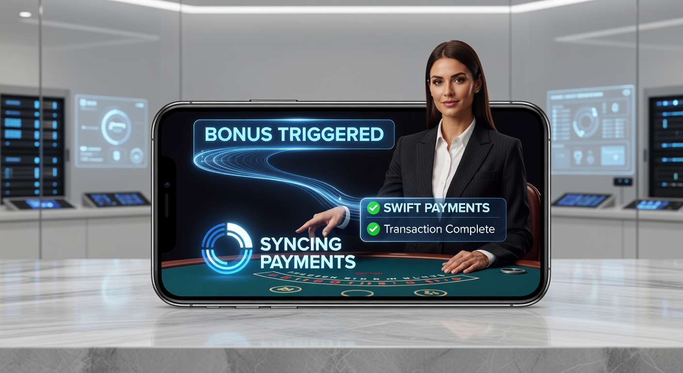 Close-up of a smartphone displaying a bonus notification syncing with a payment confirmation in a live casino interface