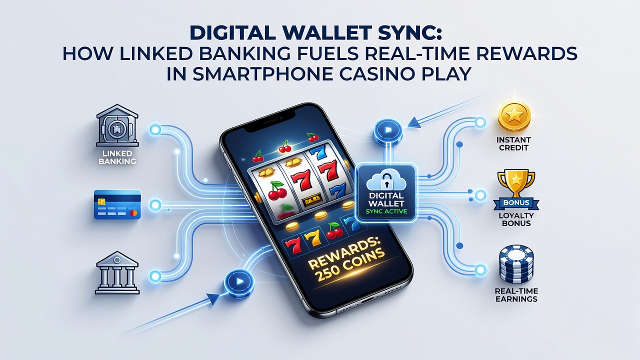 Smartphone screen showing real-time casino rewards after wallet sync