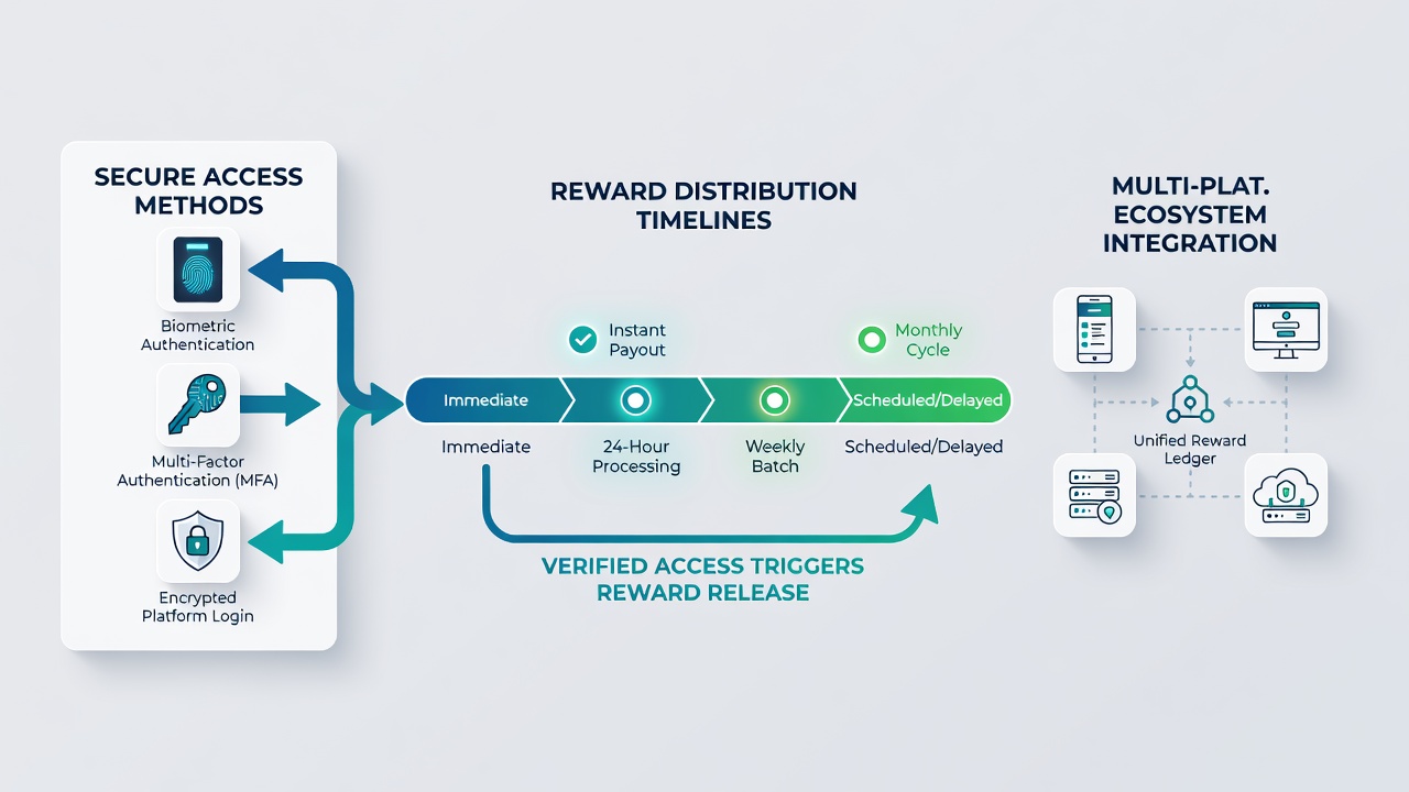Mobile casino app dashboard displaying reward balance after secure login